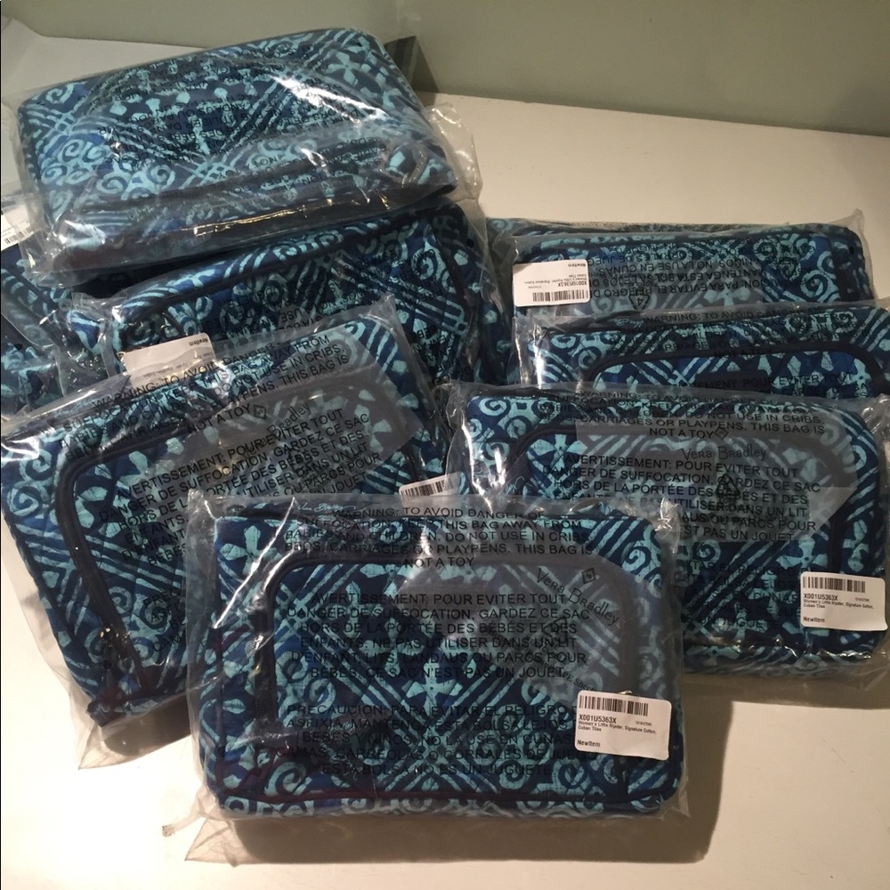 Vera Bradley Little Hipster Cuban Tiles